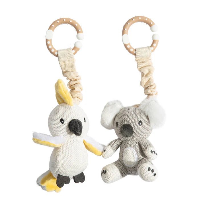 Living Textiles 2pk Stroller Toy - Assorted