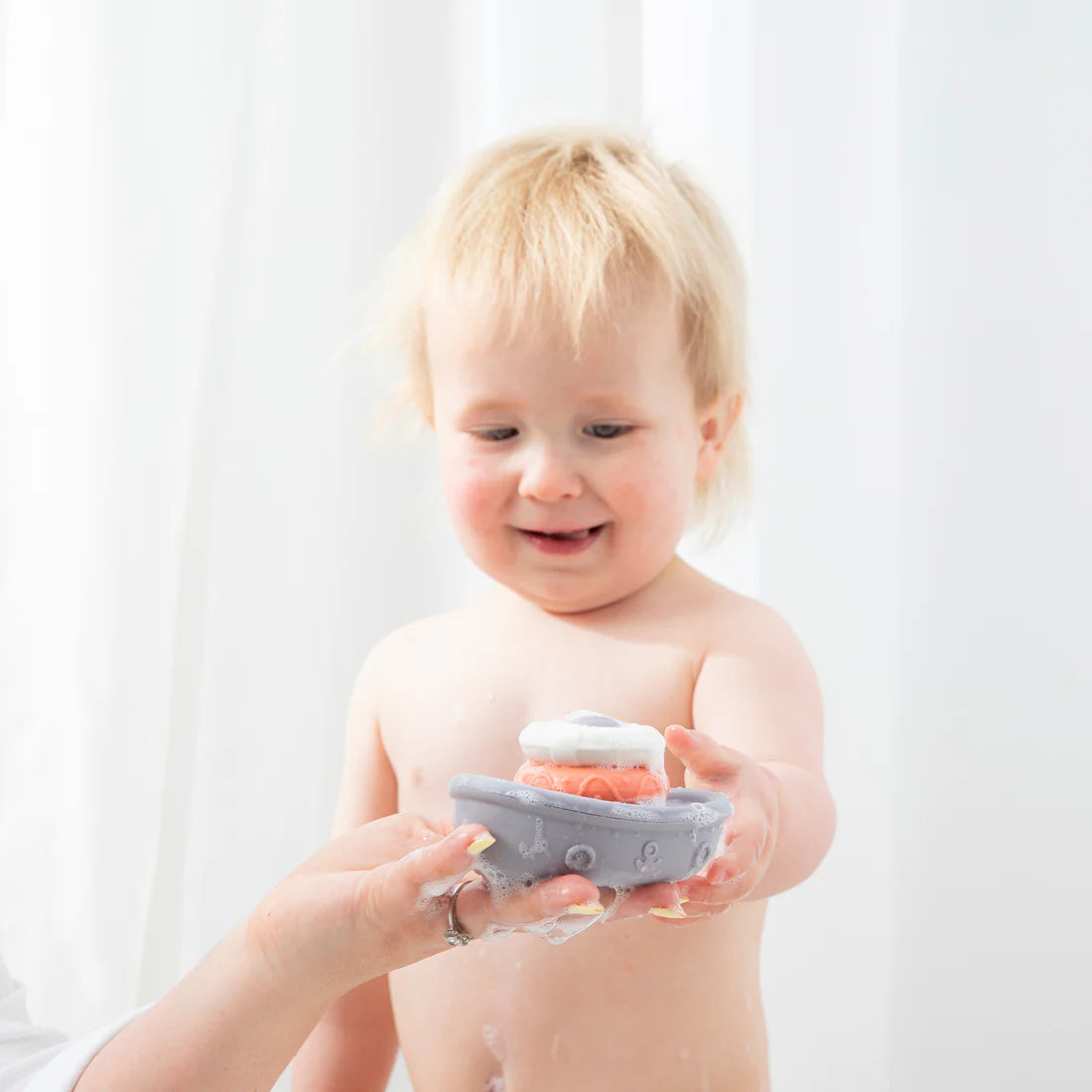 Playground Silicone Stacking Boat with Rings