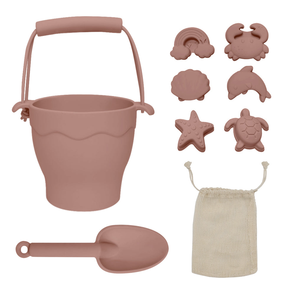 Silicone 8pc Bucket & Spade Set