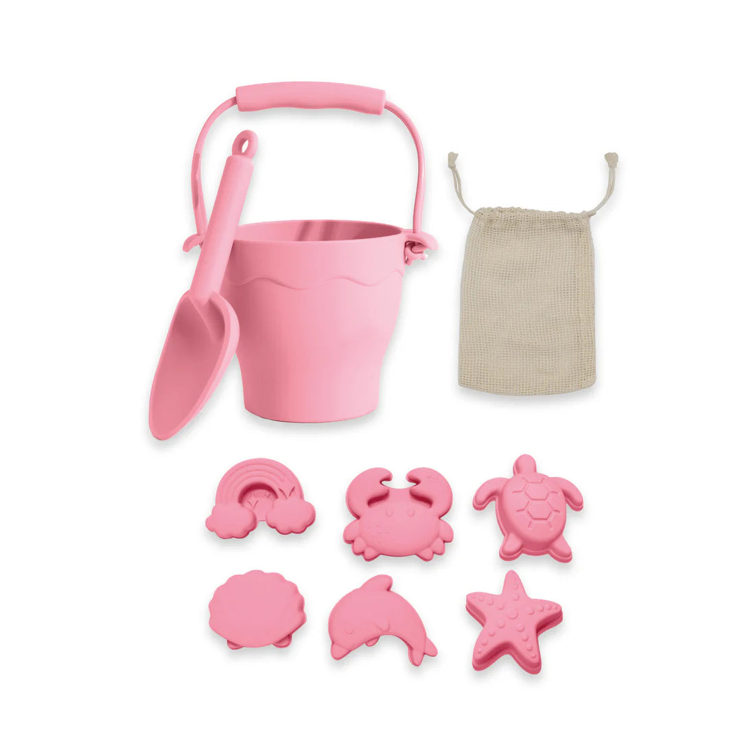 Playground 8pc Silicone Bucket Set - Assorted