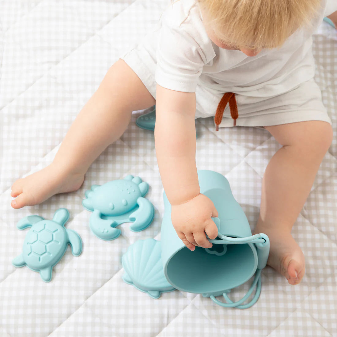 Playground 8pc Silicone Bucket Set - Assorted