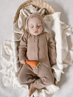 Aster & Oak Bunny Knit Romper