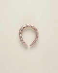Noralee Metallic Braided Headband || Bubblegum