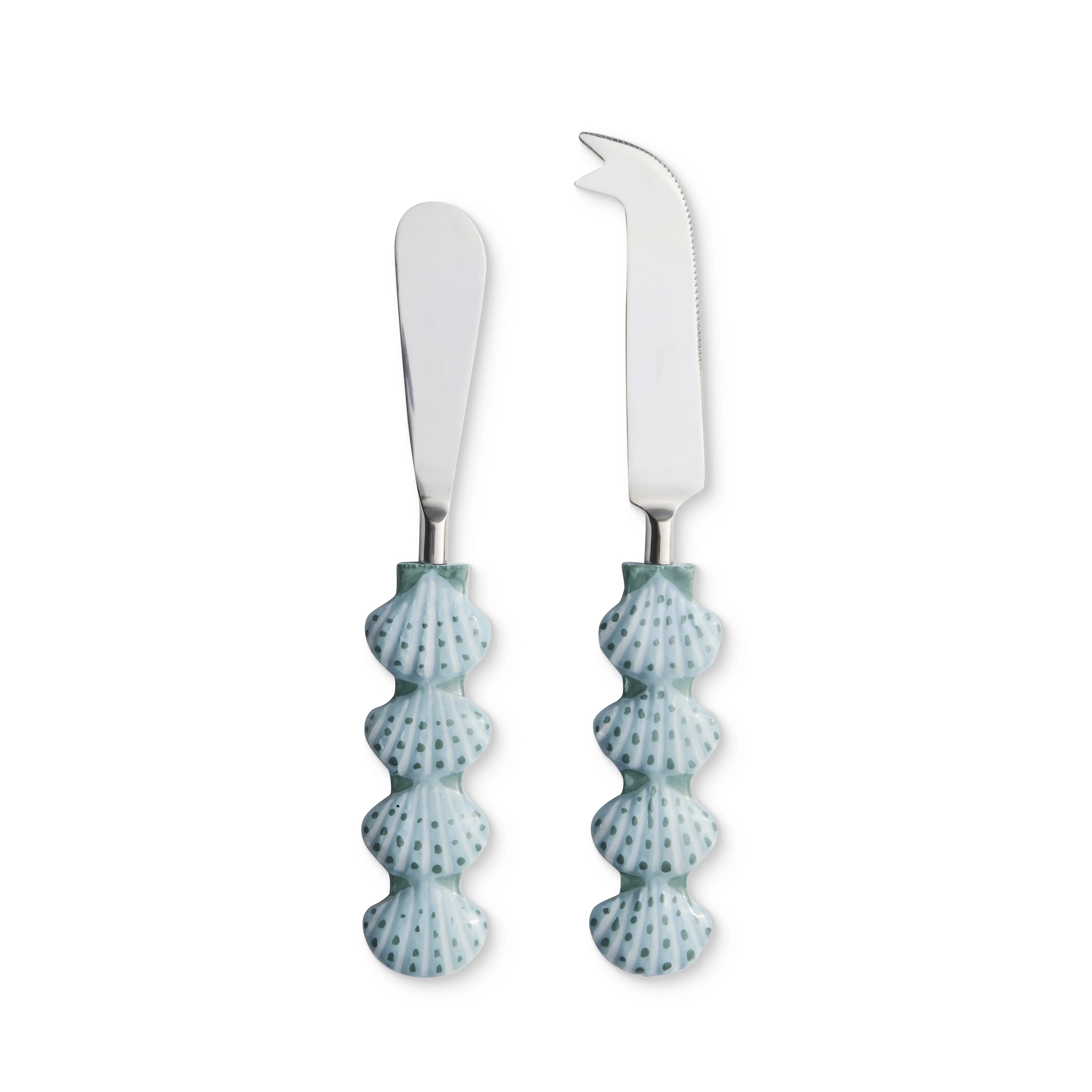 Madras Link Scallop Blue Cheese Knife Set 2