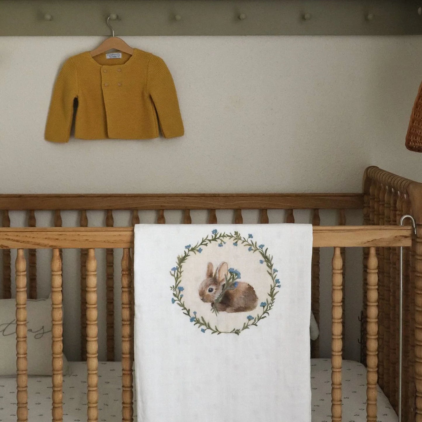 Fledge And Thread Baby Heirloom blanket - Bunny