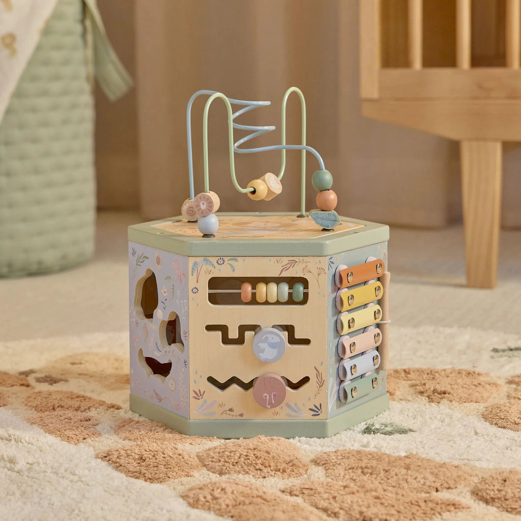 Little Dutch Safari Friends Wooden Activity Hexagon