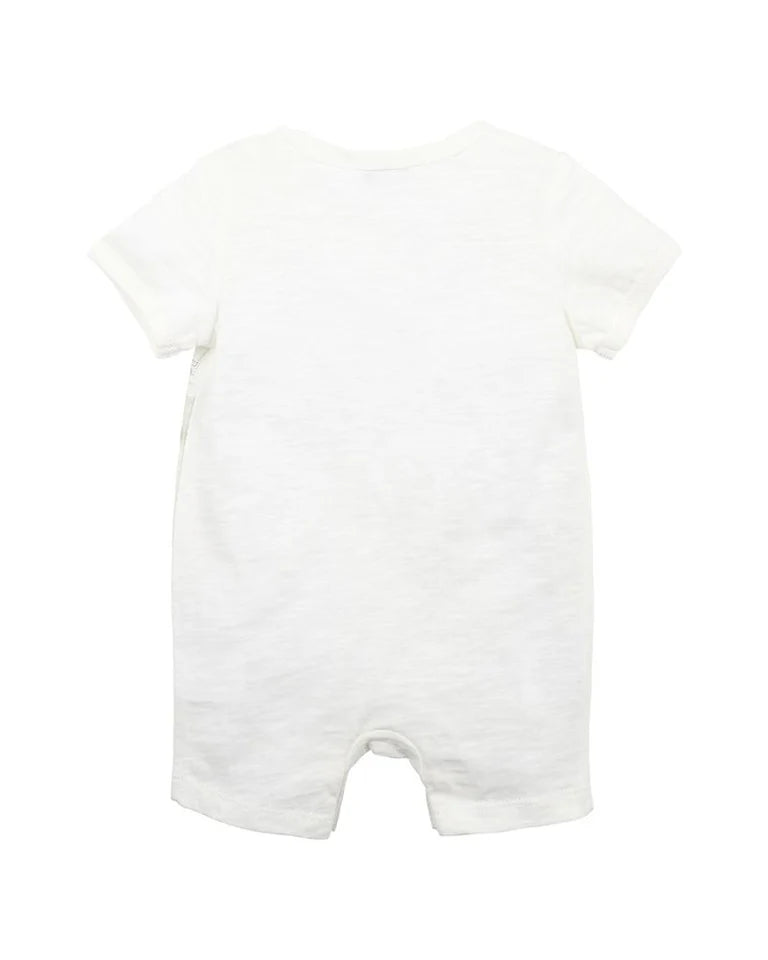 Bebe Chester Farm Short Sleeve Romper