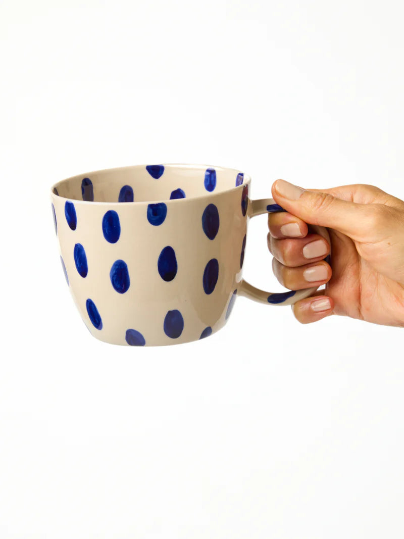 Jones & Co Chino Mug Boss Blue Spot