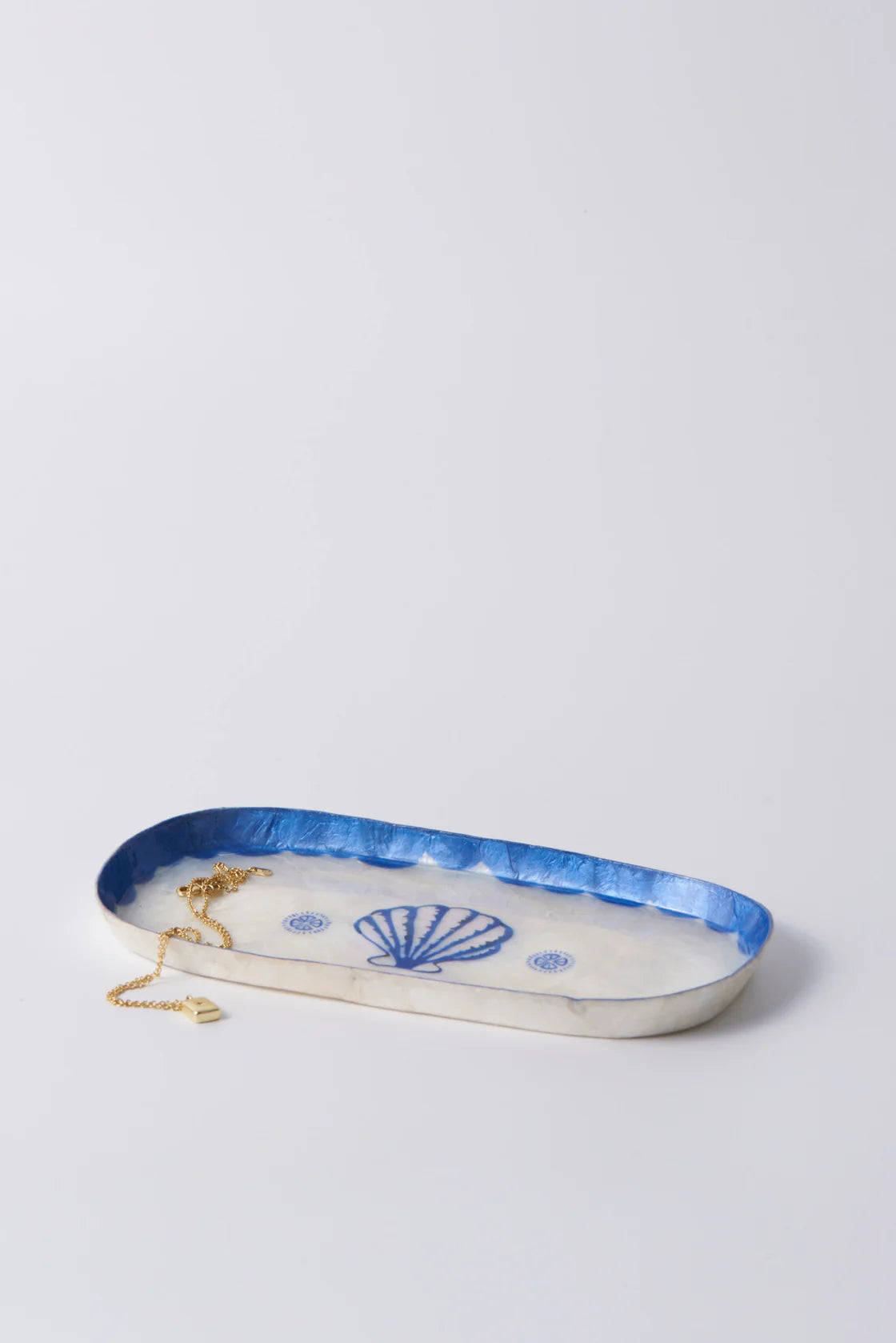 Jones & Co Atlantic Shell Tray Blue