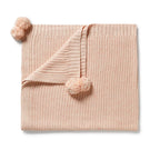Wilson & Frenchy Fairy Floss Organic Knitted Blanket