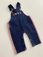 Kapow Kids Denim Love Overalls