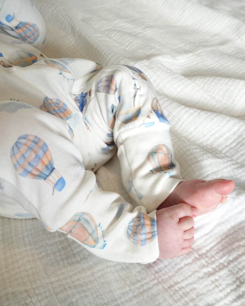 Bebe Sky High Organic LS Zipsuit