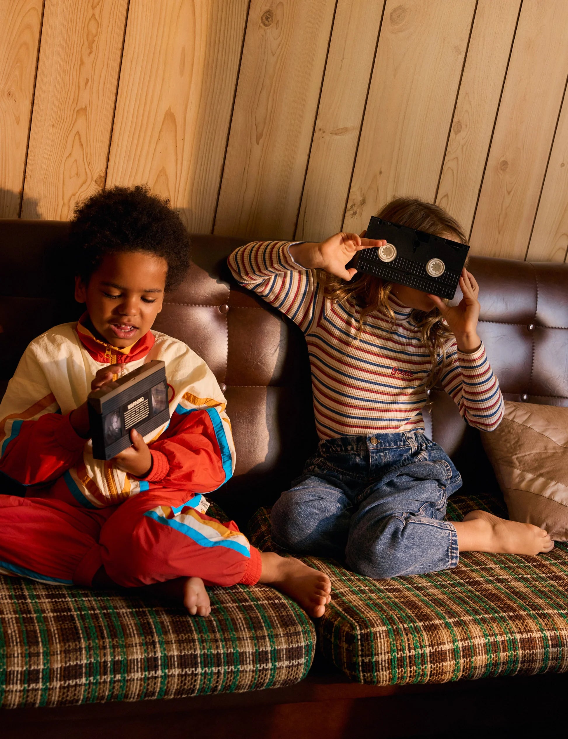 Goldie + Ace Outback Stripe Embroidered Rib Skivvy