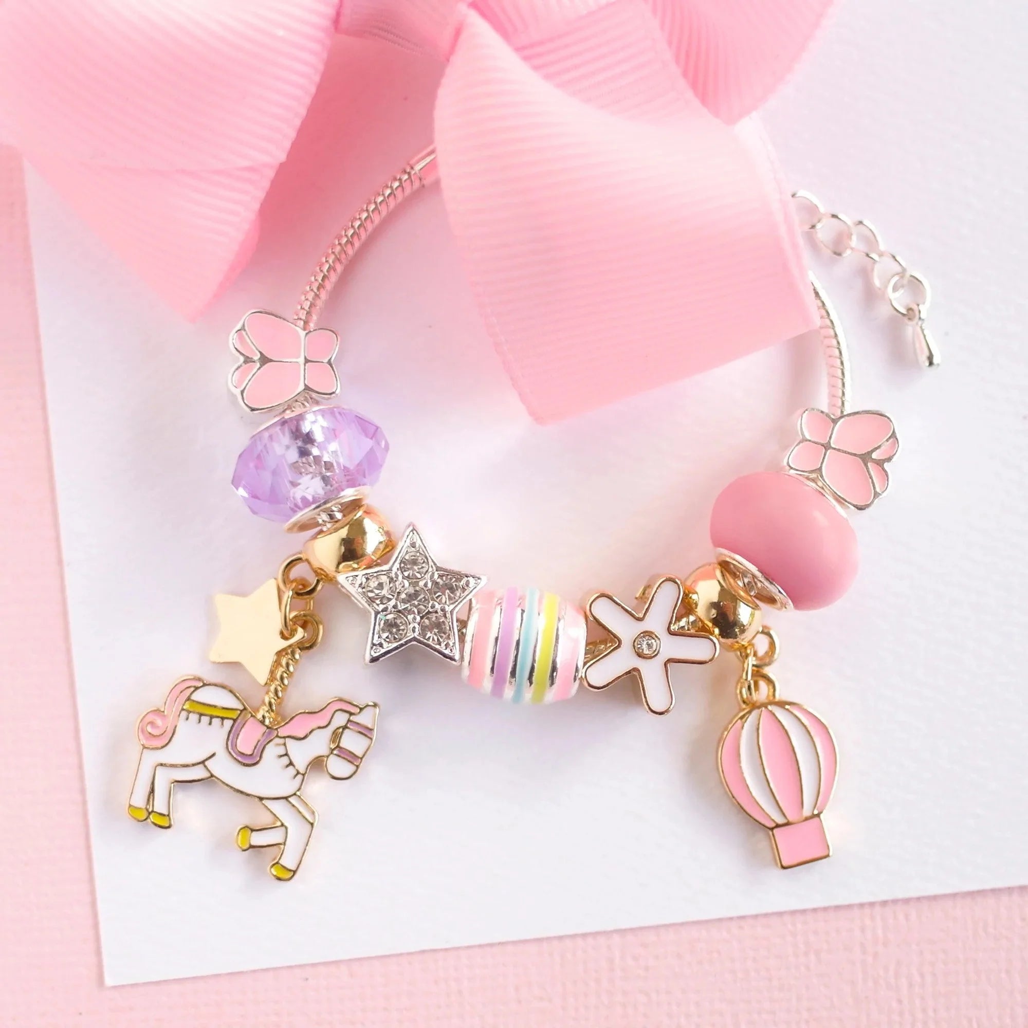 Lauren Hinkley Unicorn Carousel Charm Bracelet