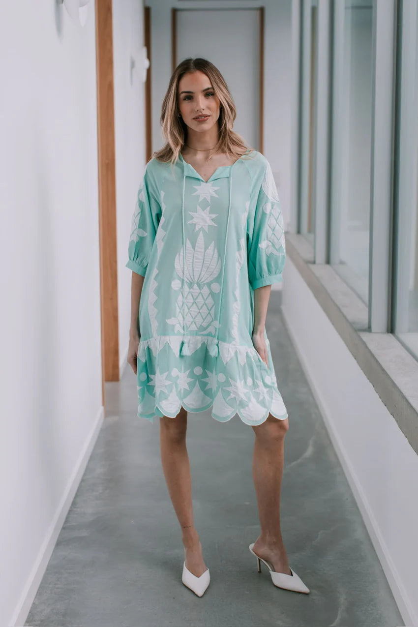 Joop & Gypsy Le Marias Short Dress- Green