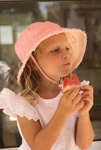 Acorn Frayed Bucket Hat