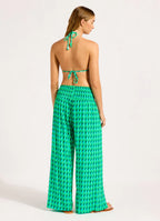 Seafolly Sorrento Shirred Waist Wrap Pant