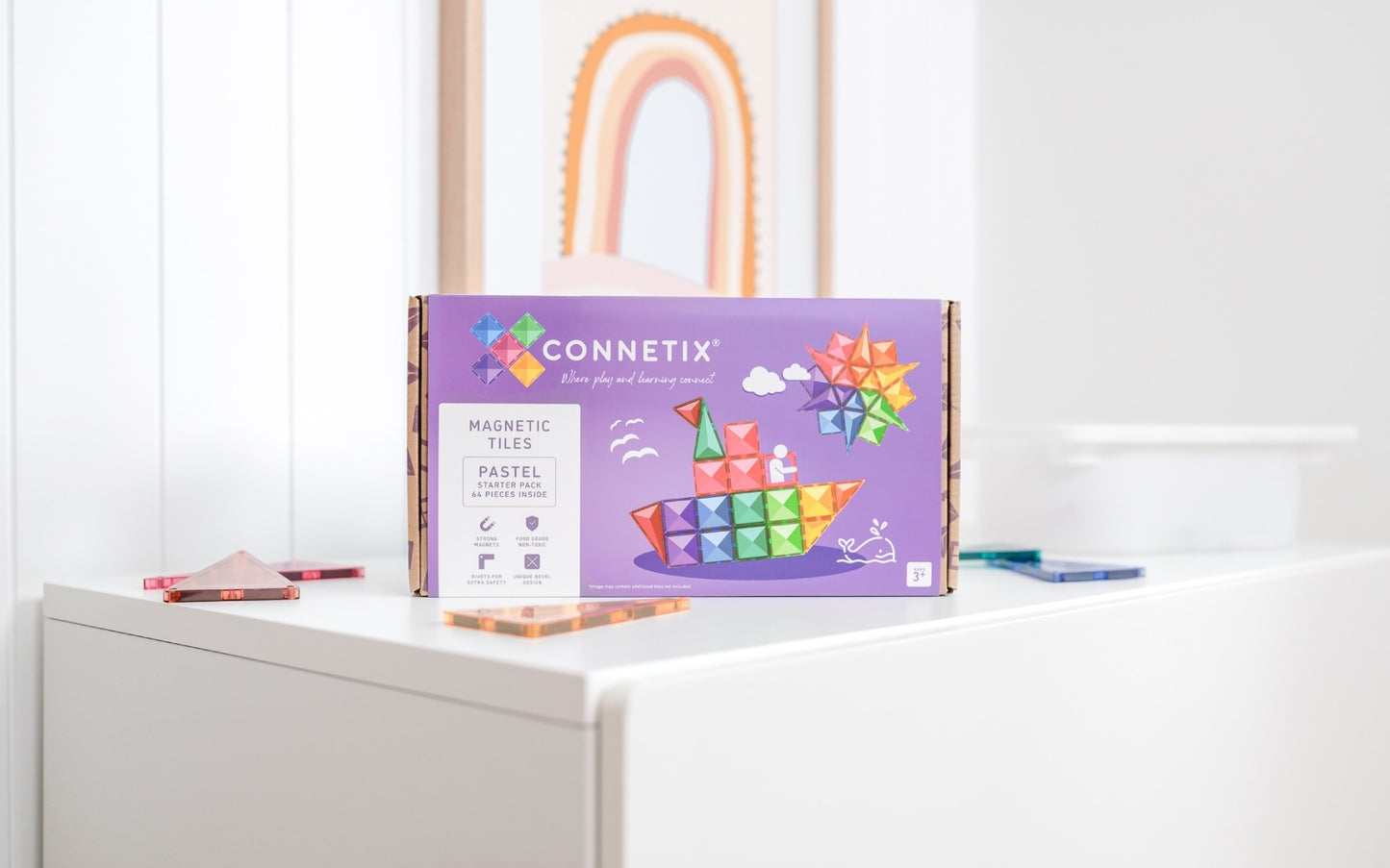 Connetix Pastel Starter Pack 64pc