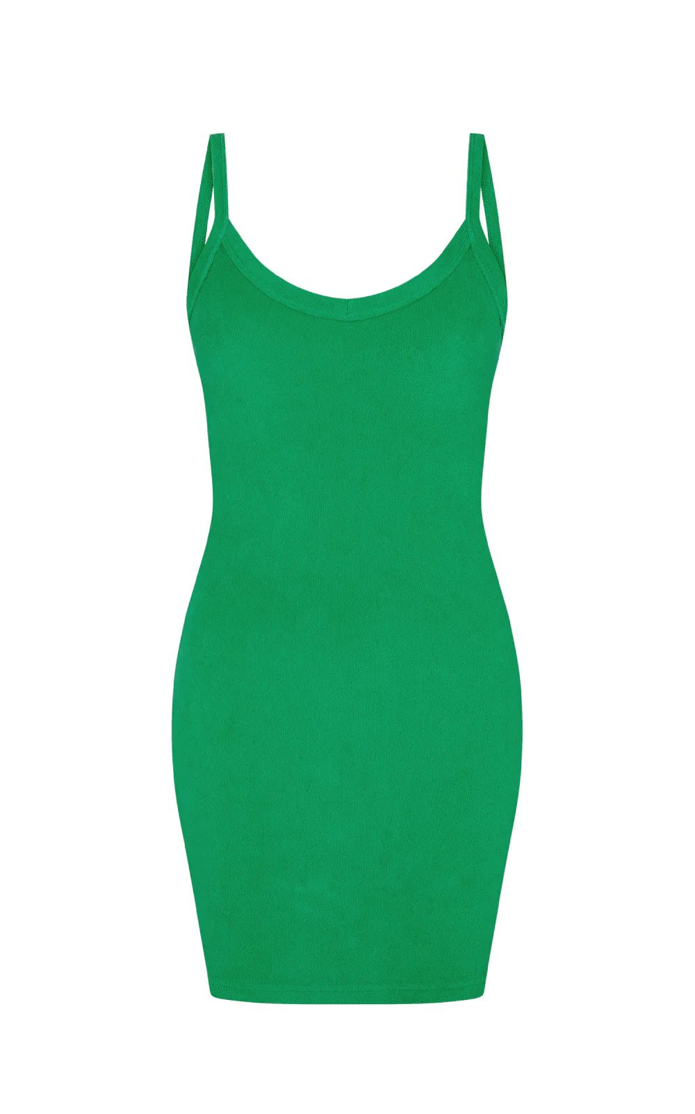 Araminta James | Seaside Mini Terry Dress | Tropical Green