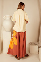 Bohemian Traders Tea Floral Circle Skirt || Flower Power