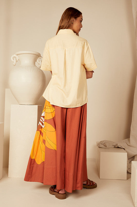 Bohemian Traders Tea Floral Circle Skirt || Flower Power