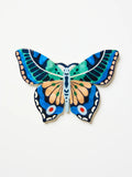 Jones & Co Butterfly Blue Green Wall Art