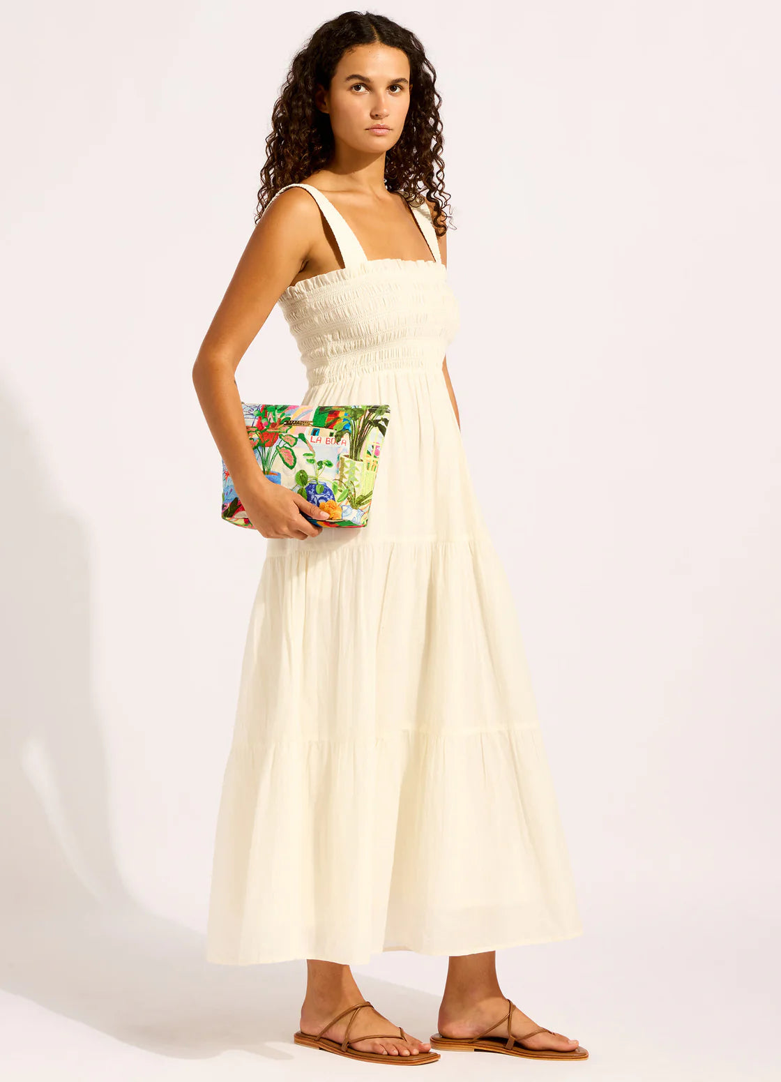 Seafolly La Boca Zip Top Pouch Bag