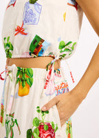 Seafolly La Boca Drawcord Waist Top