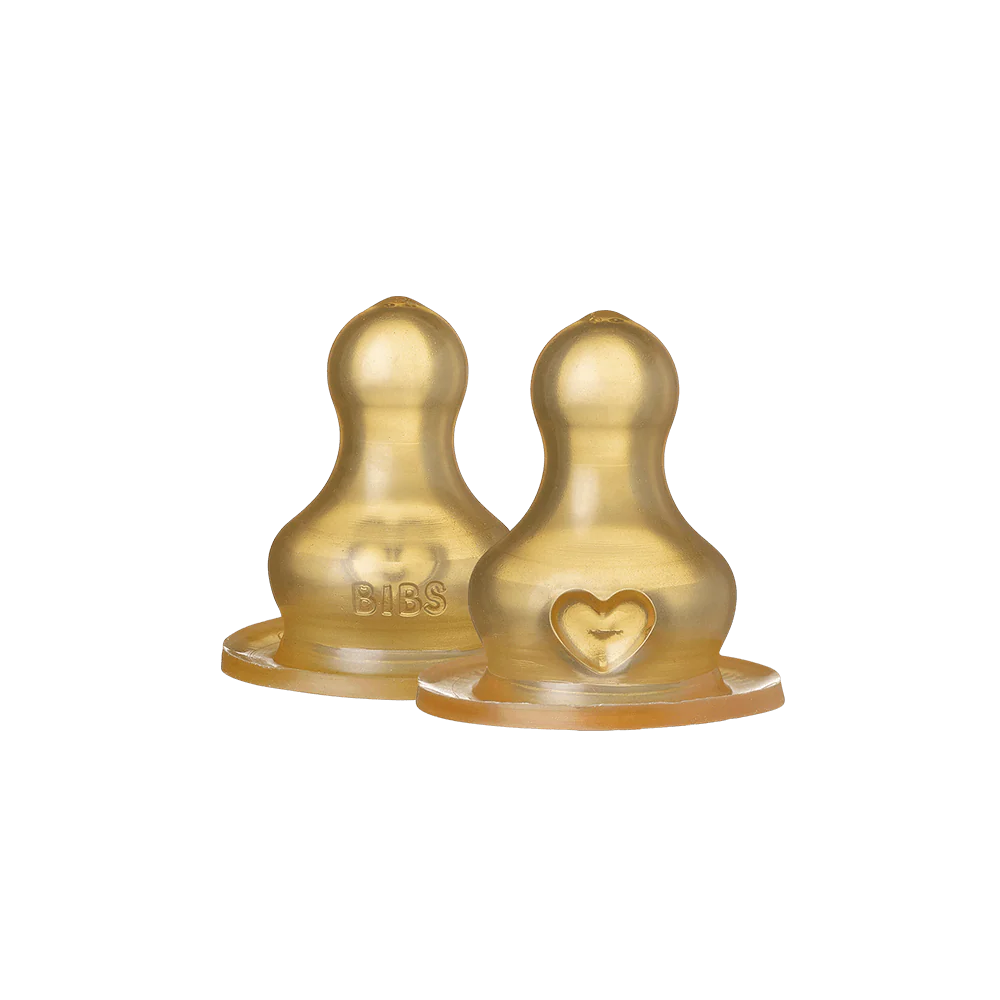 Bibs Bottle Latex Nipple 2 Pack