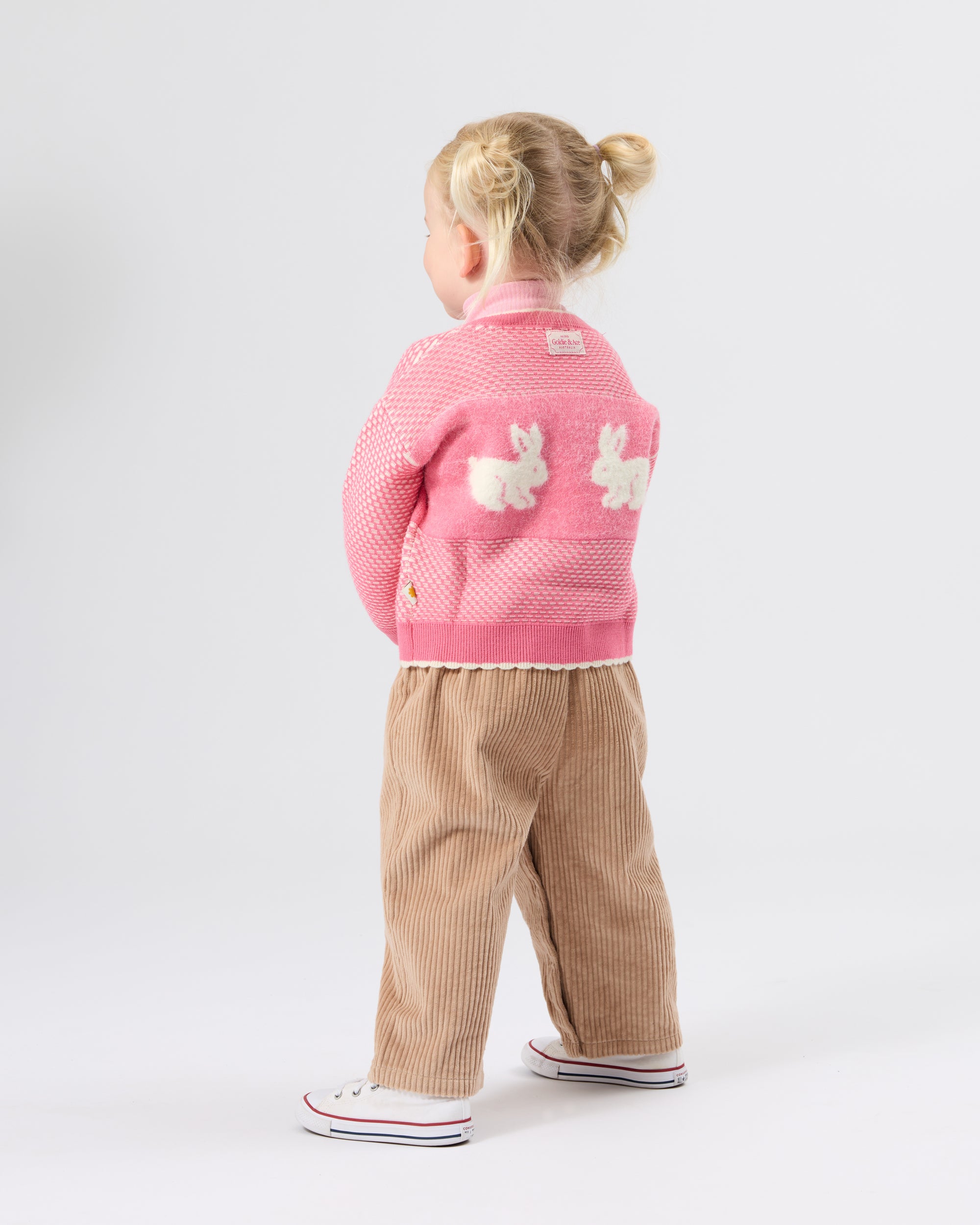 Goldie + Ace Sammy Corduroy Overall Tan