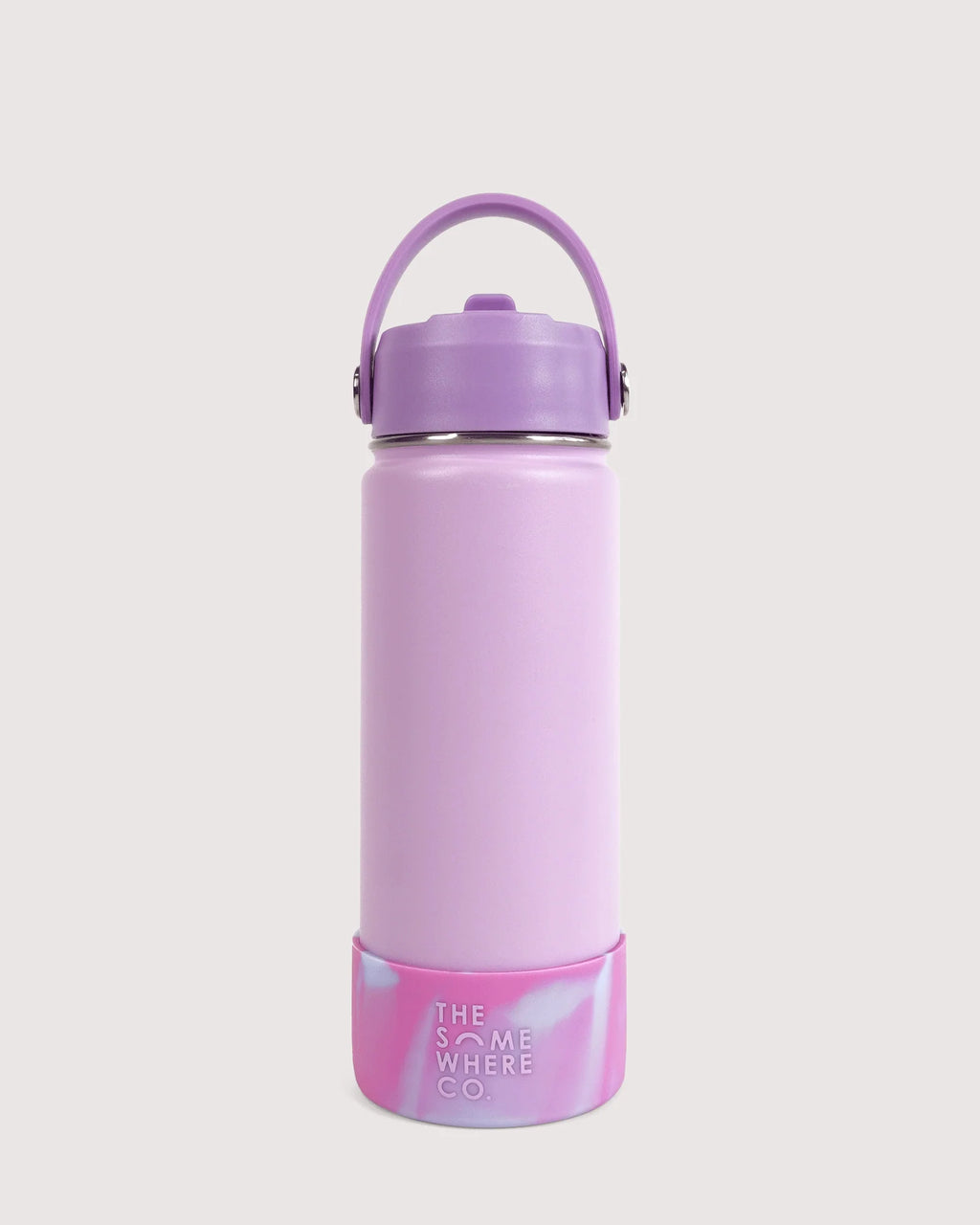 The Somewhere Co. Lavender Swirl Water Bottle 500ML