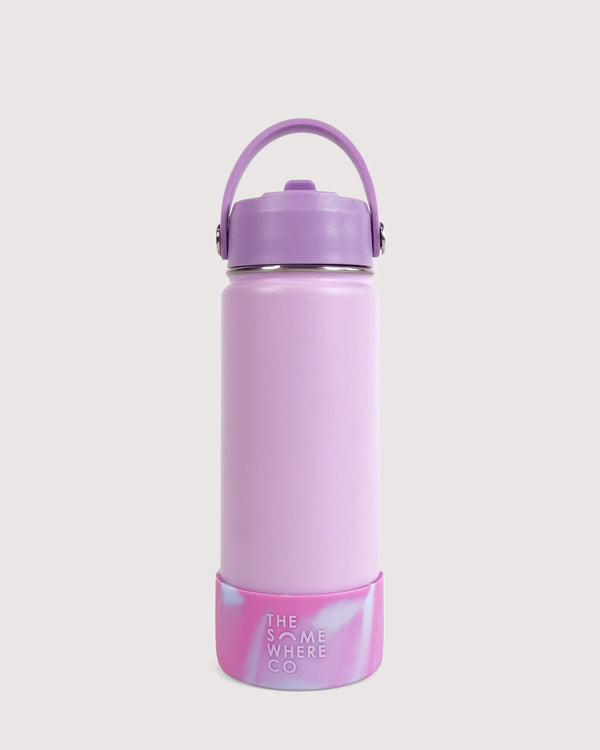 The Somewhere Co. Lavender Swirl Water Bottle 500ML