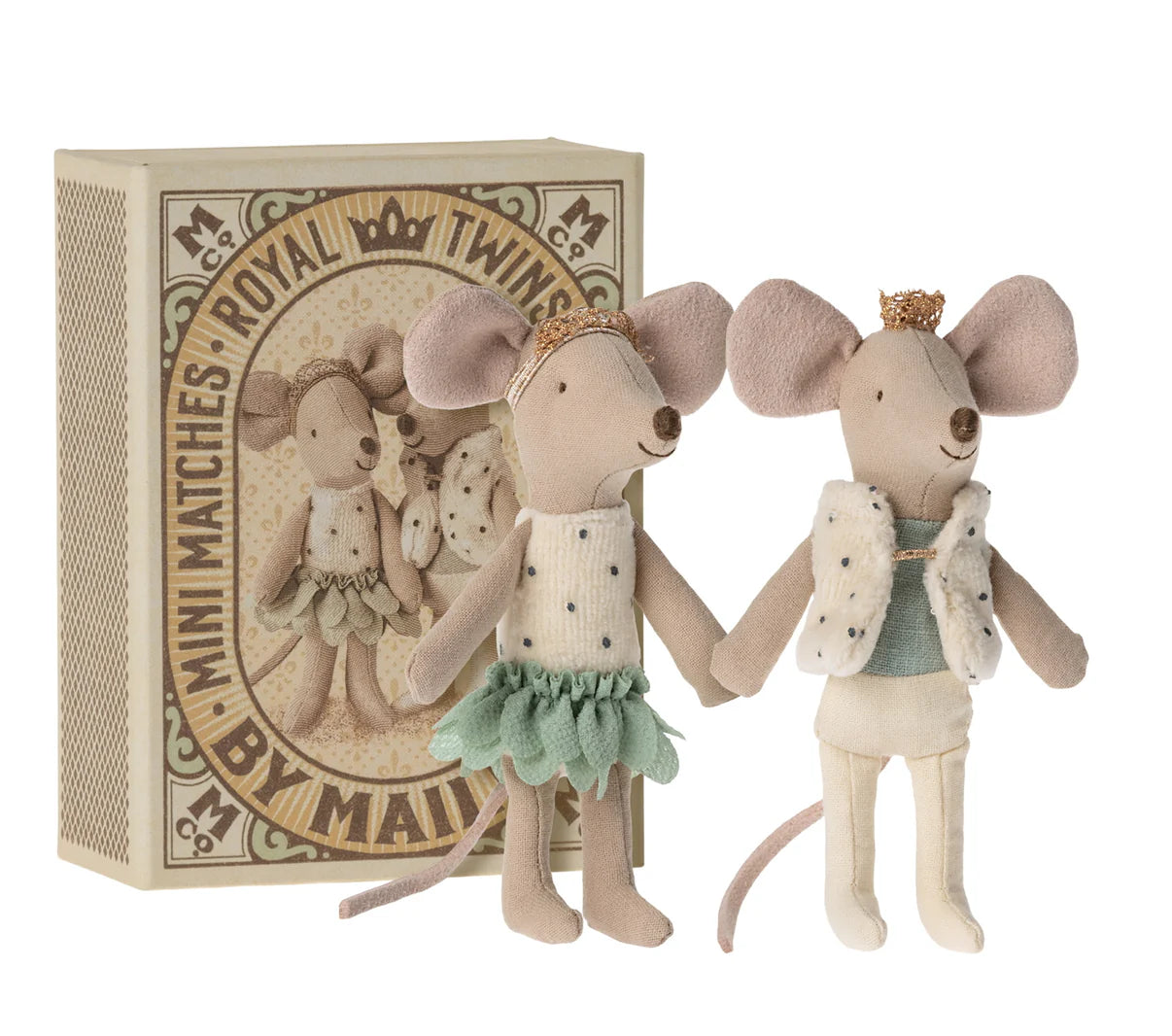 Maileg Mice Royal Twins in Box