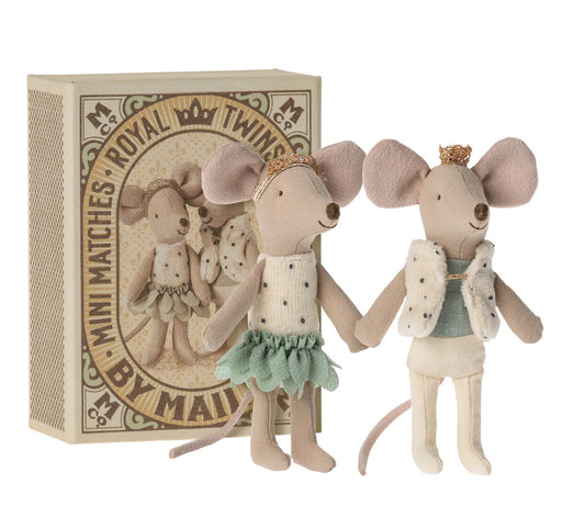 Maileg Mice Royal Twins in Box