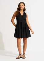 Seafolly Ladder Detail Dress - Black