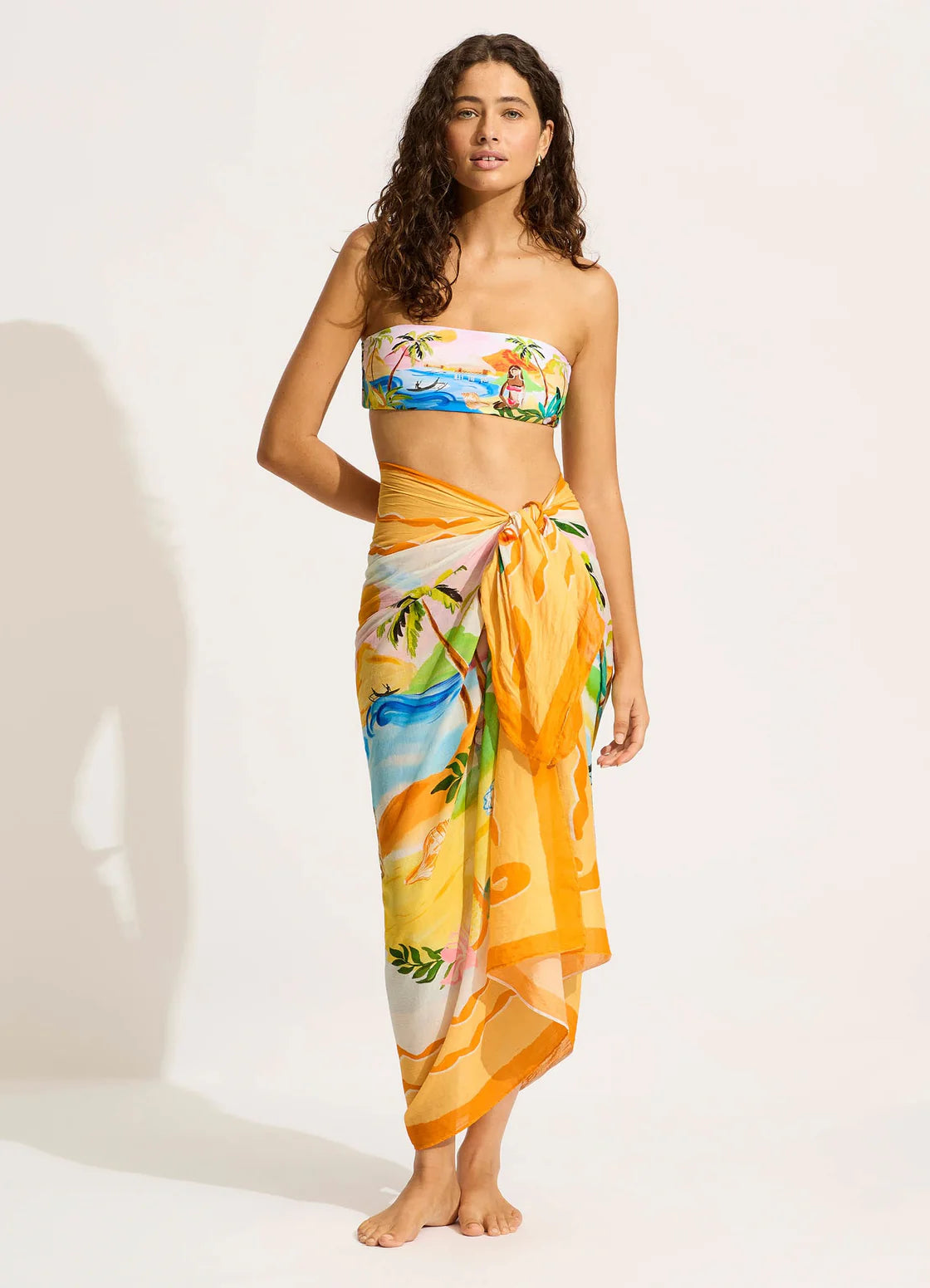 Sea Folly - South Pacific Sarong Turquoise