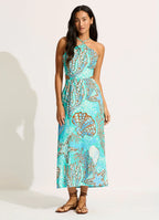 Seafolly- La Mer Cut Out Maxi Dress