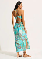 Seafolly- La Mer Cut Out Maxi Dress