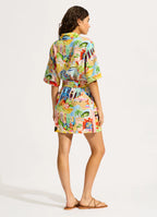 SeaFolly- Cuba Mini Shirt Dress