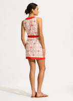 Seafolly Marbella Mini Wrap Dress - Flame