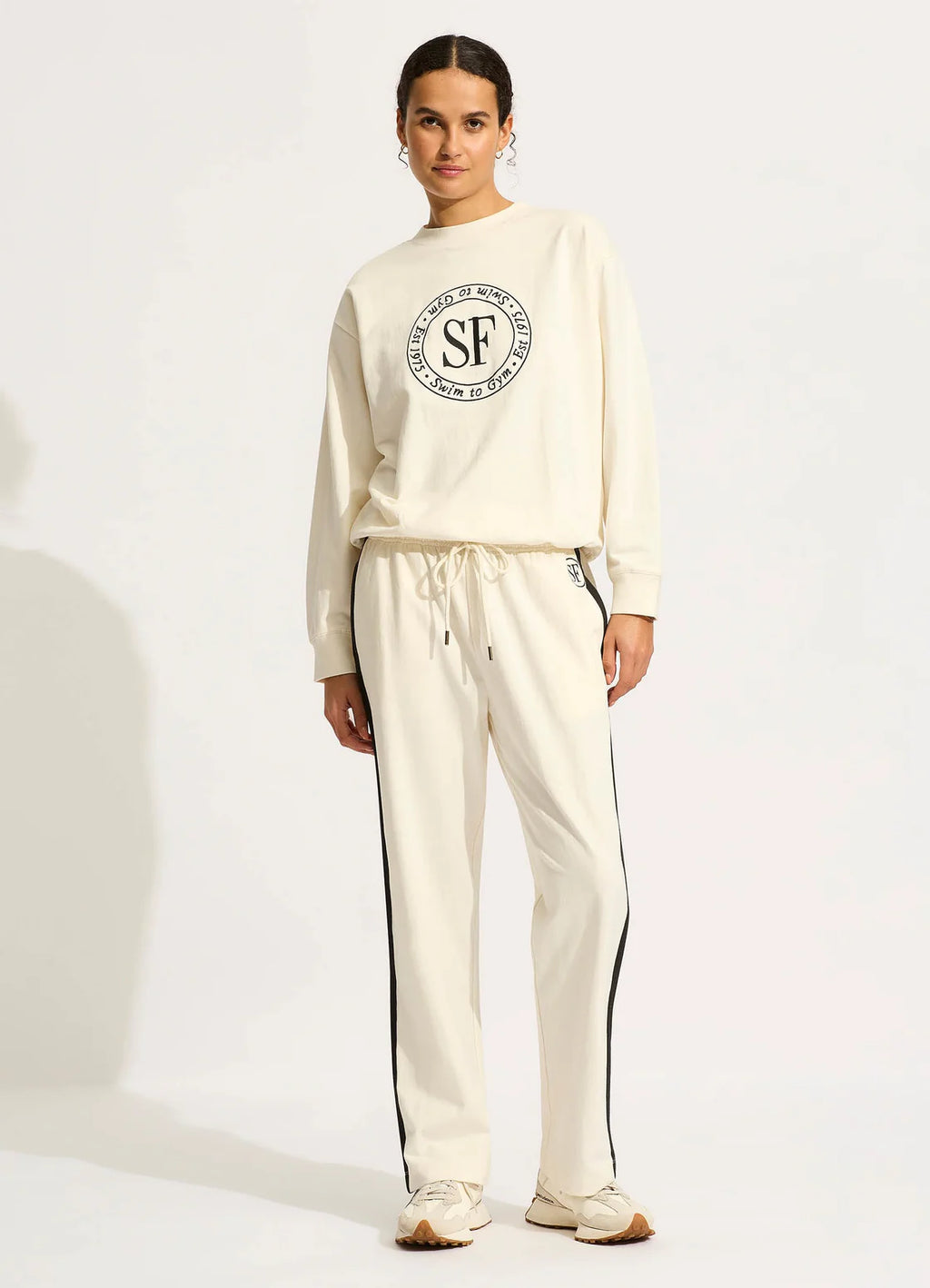 Seafolly Heritage Sweat Pants - Ecru