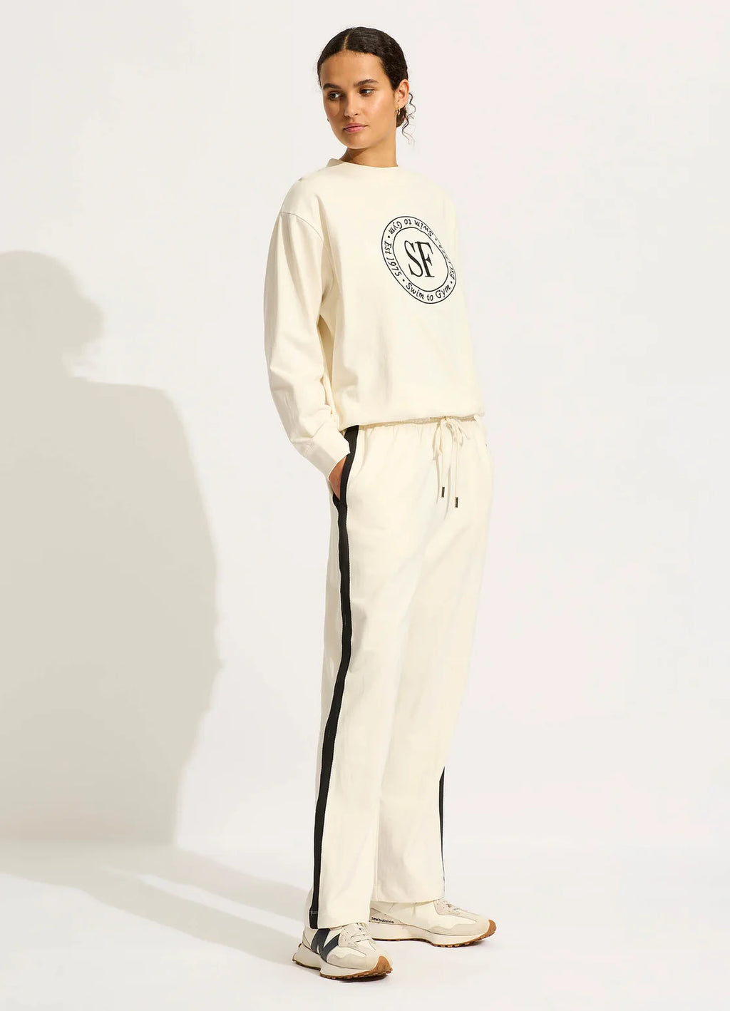 Seafolly Heritage Sweat Pants - Ecru