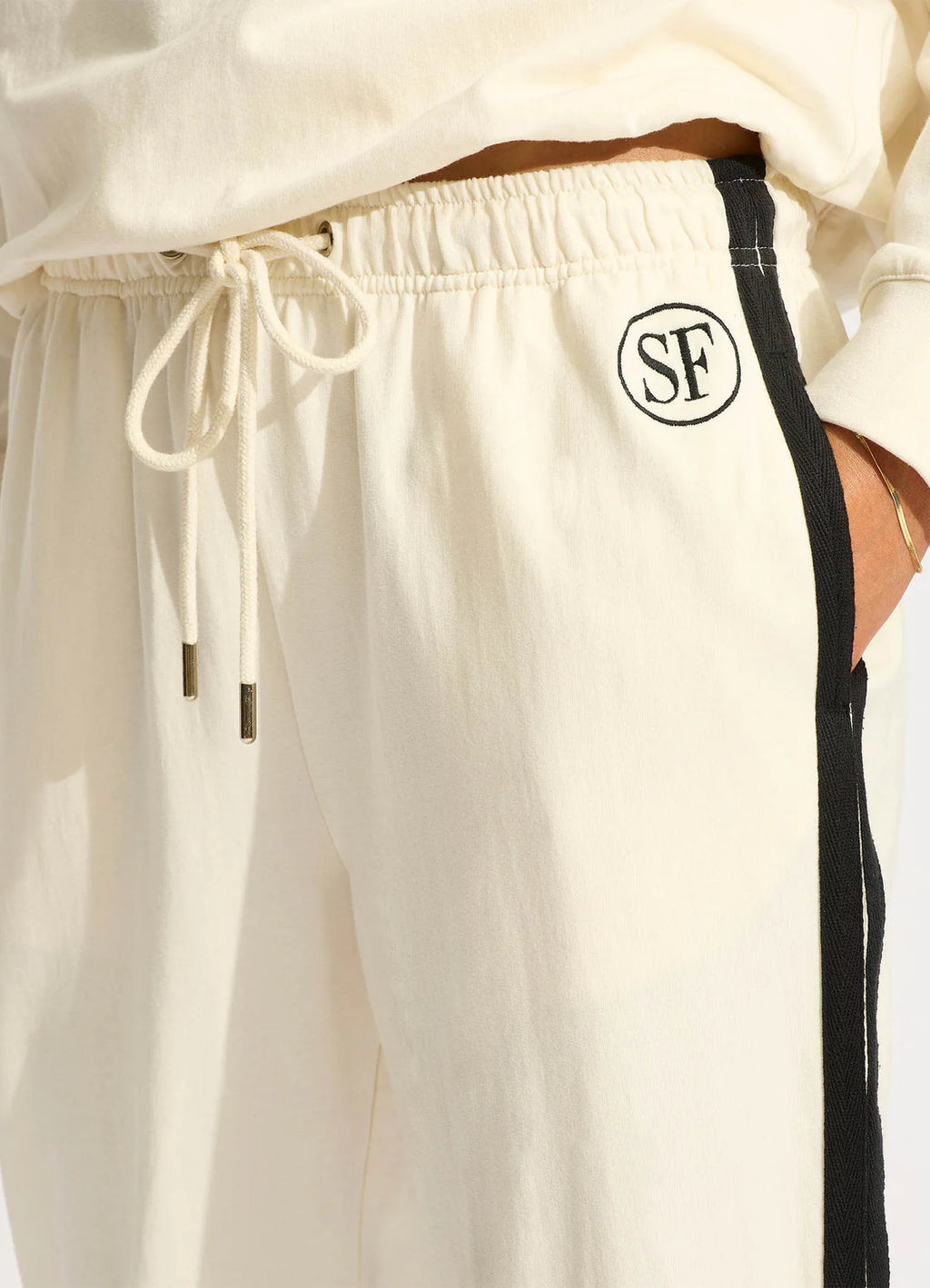 Seafolly Heritage Sweat Pants - Ecru