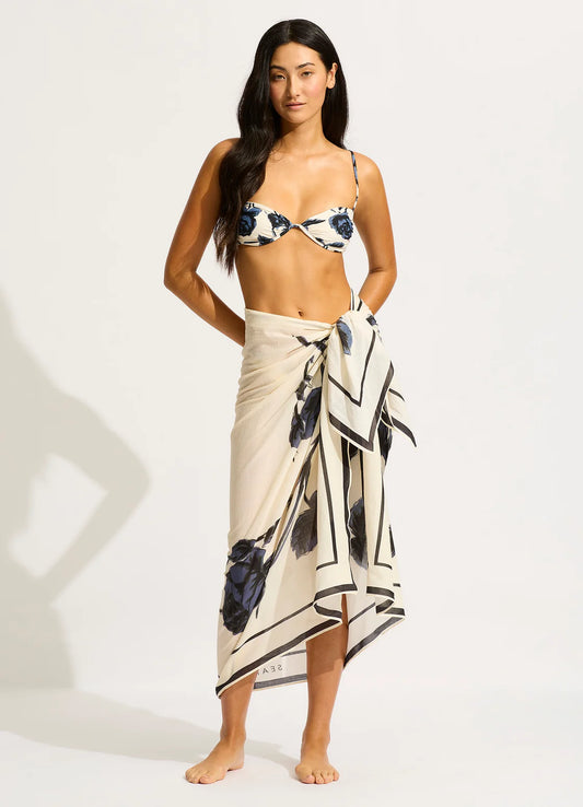 Seafolly Rococo Sarong - Black