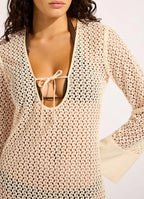 Seafolly Mini Cover Up - Ecru