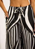 Seafolly Coastline Drawcord Wide Leg Pant