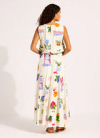 Seafolly La Boca Tiered Maxi Skirt