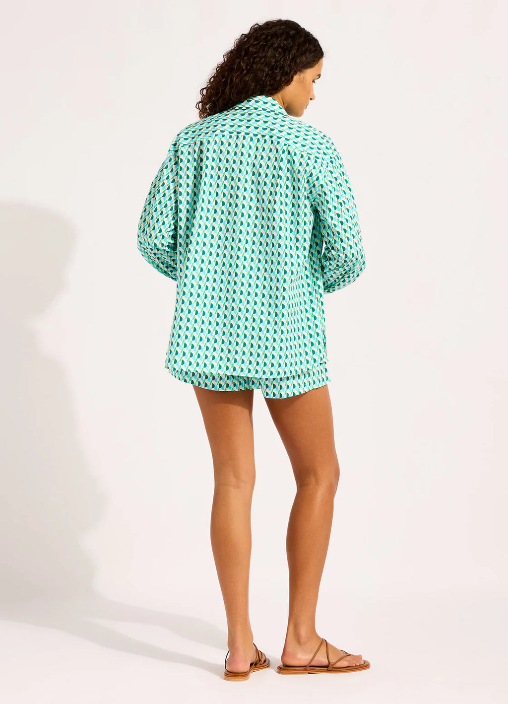 Seafolly Sorrento Oversized Button Up Shirt