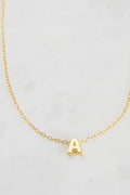 Zafino Letter Necklace Gold