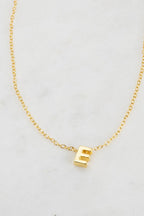Zafino Letter Necklace Gold